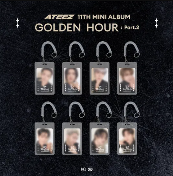 ATEEZ GOLDEN HOUR : PART 2 OFFICIAL MD PHOTOCARD HOLDER SET