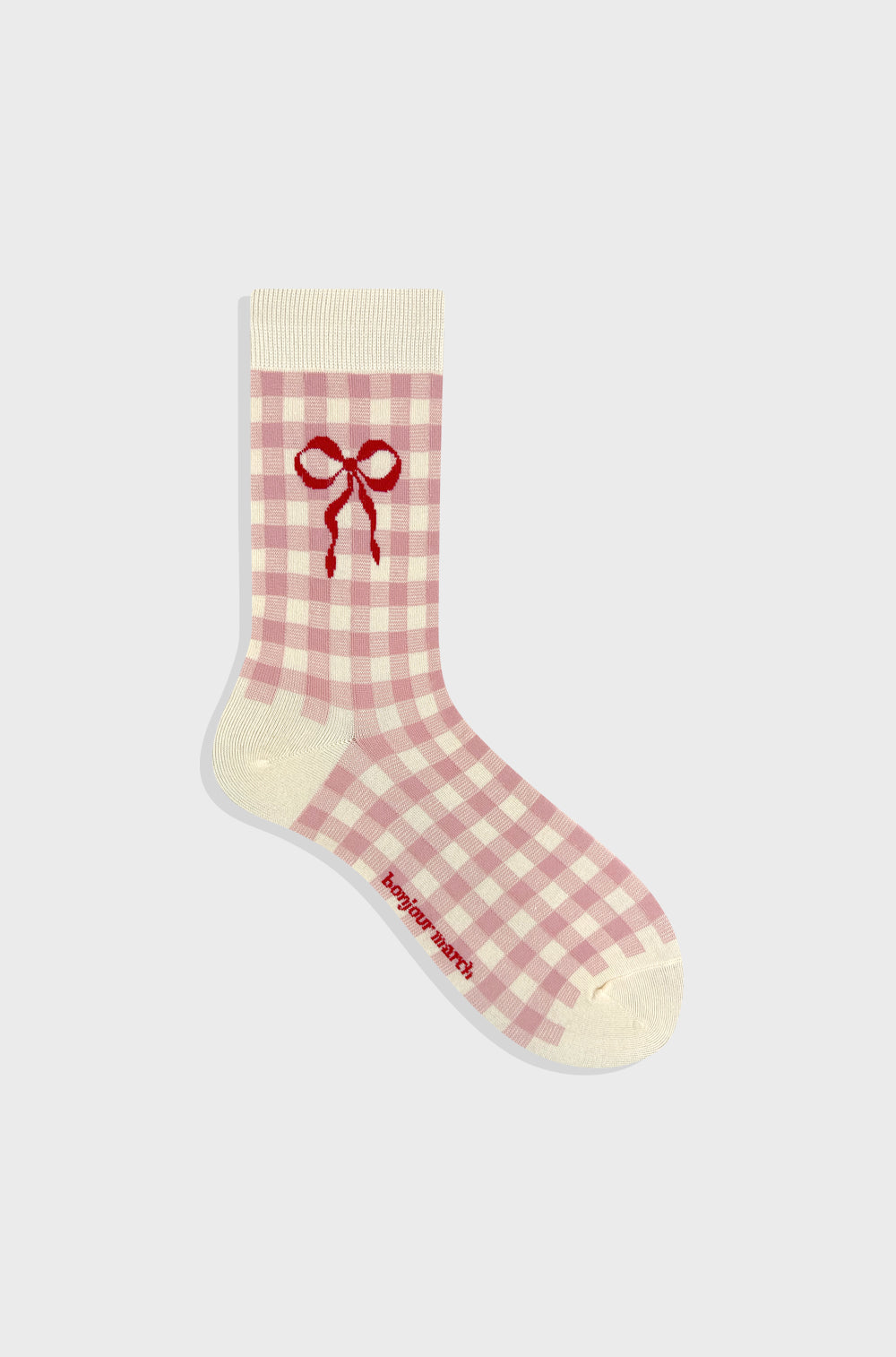CHECK RIBBON SOCKS