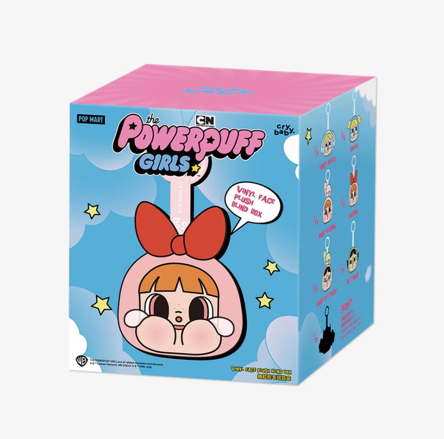 CRYBABY X POWERPUFF GIRLS SERIES VINYL FACE PLUSH BLIND BOX