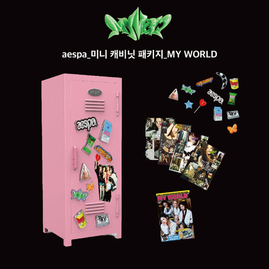 AESPA MY WORLD MINI CABINET PACKAGE