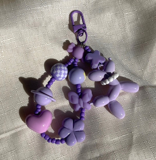 MINI PLANET POODLE KEYCHAIN