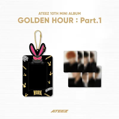 ATEEZ GOLDEN HOUR : PART.1 OFFICIAL MD PHOTOCARD HOLDER SET