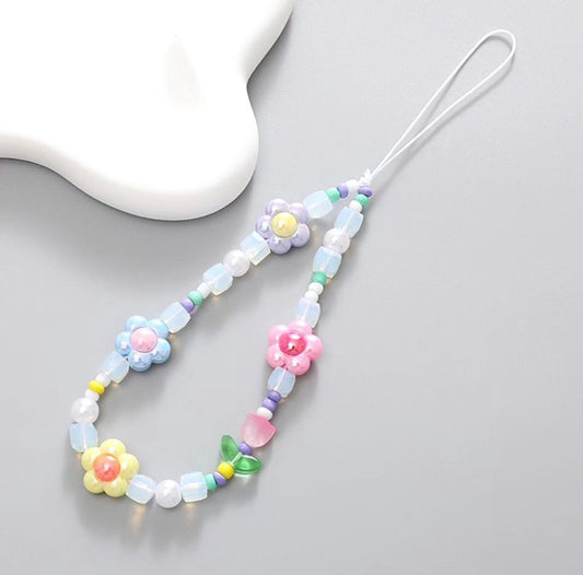 CANDY FLOWER PHONE STRAP