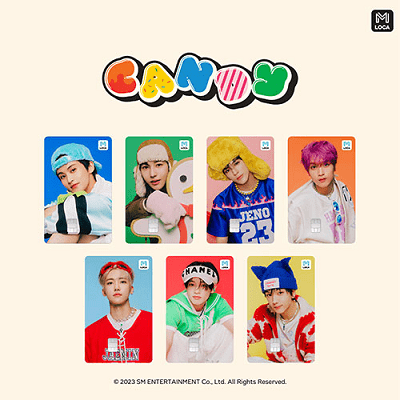 NCT DREAM CANDY LOCA MOBILITY TRANSIT CARD