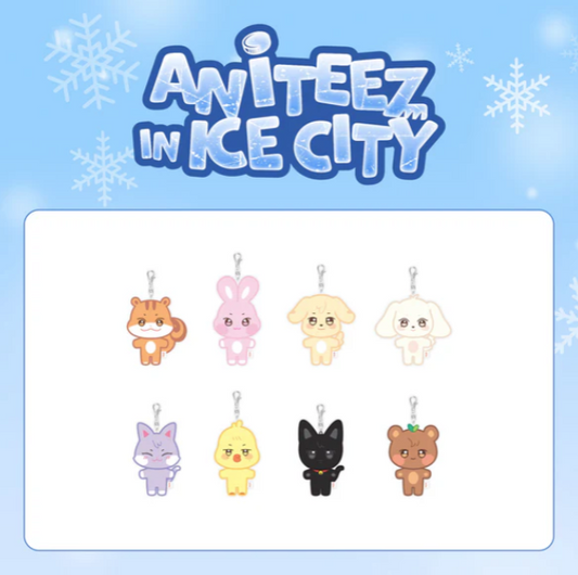 ATEEZ X ANITEEZ IN ICE CITY MD PLUSH KEY RING