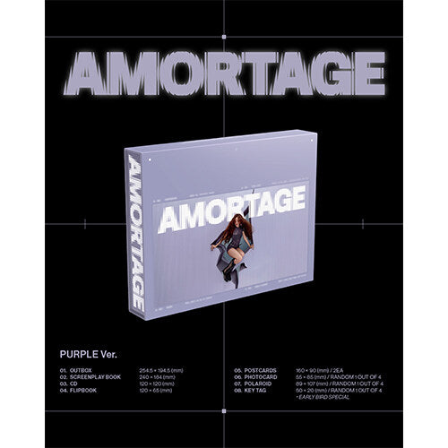 JISOO [AMORTAGE] (EXCLUSIVE EDITION PURPLE VER.)