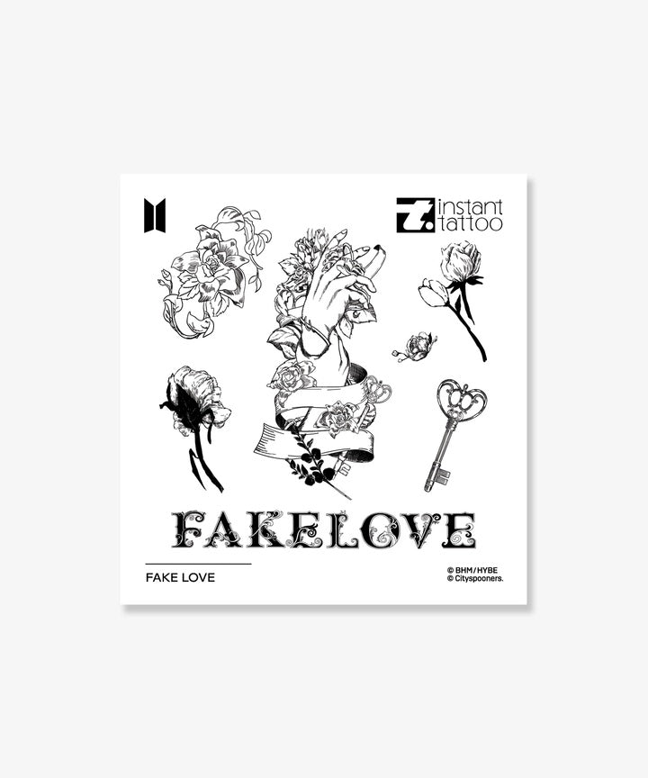 BTS INSTANT TATTOO FAKE LOVE