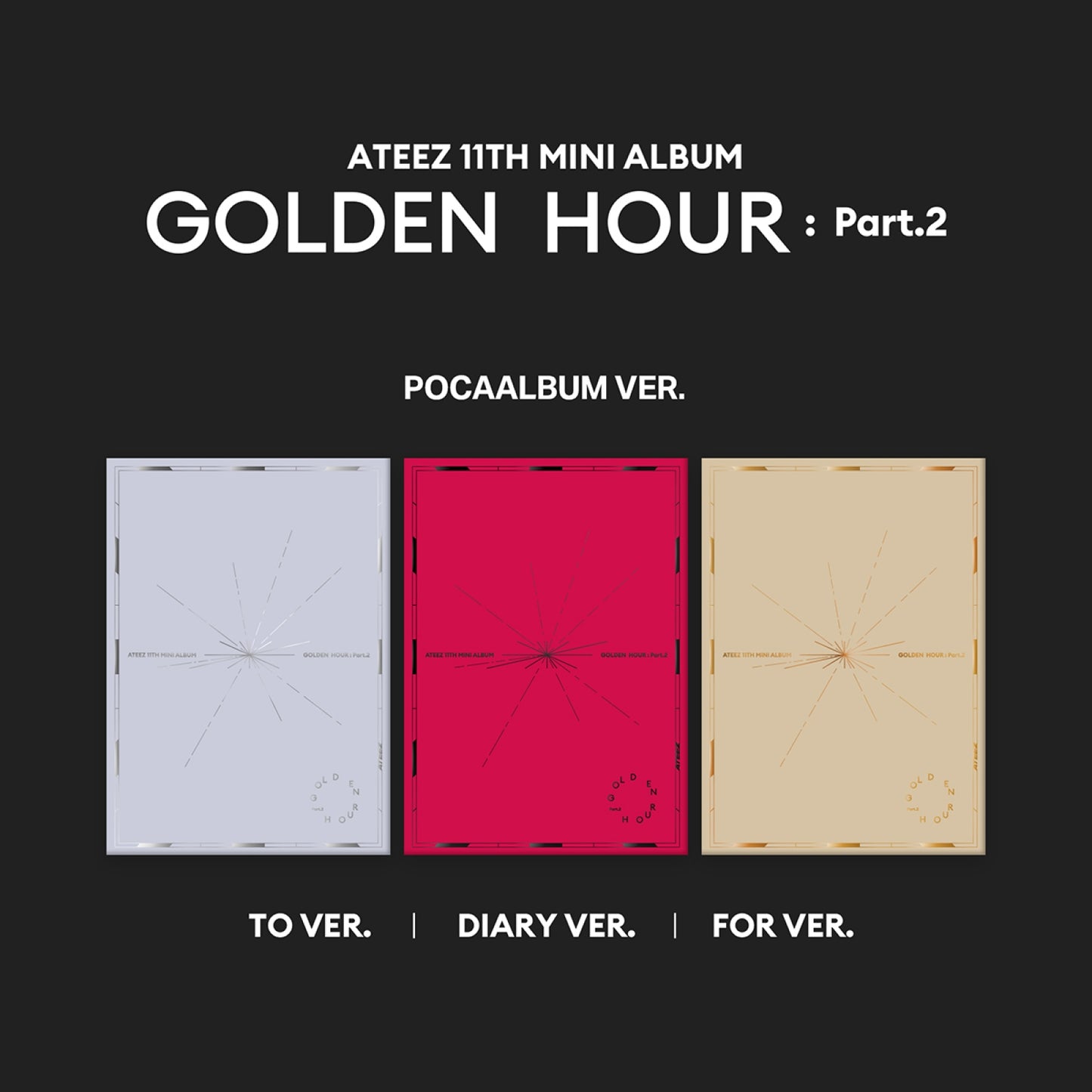 ATEEZ [GOLDEN HOUR : PART.2] (POCAALBUM VER.)