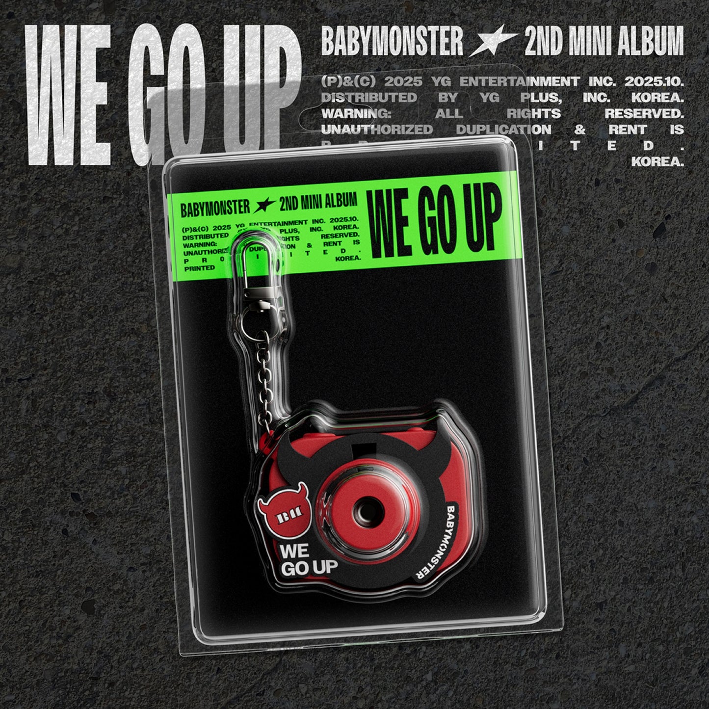 BABYMONSTER [WE GO UP] (KEYRING VER.)