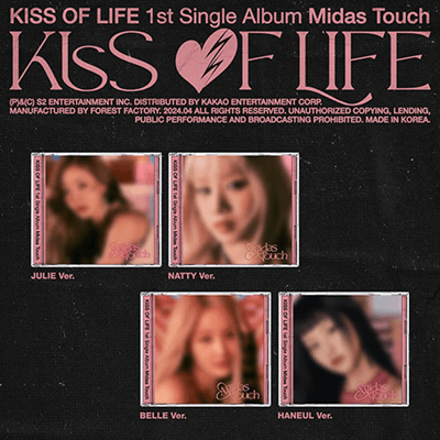 KISS OF LIFE [MIDAS TOUCH] (JEWEL CASE VER.)