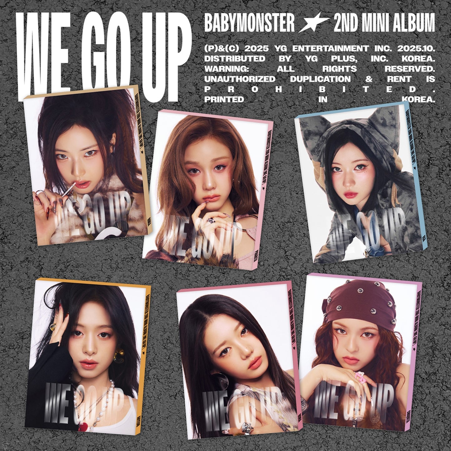 BABYMONSTER [WE GO UP] (PATTERN VER.)