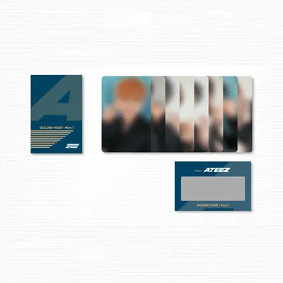 ATEEZ GOLDEN HOUR : PART.1 OFFICIAL MD PHOTO & SCRATCH CARD SET