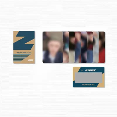 ATEEZ GOLDEN HOUR : PART.1 OFFICIAL MD PHOTO & SCRATCH CARD SET