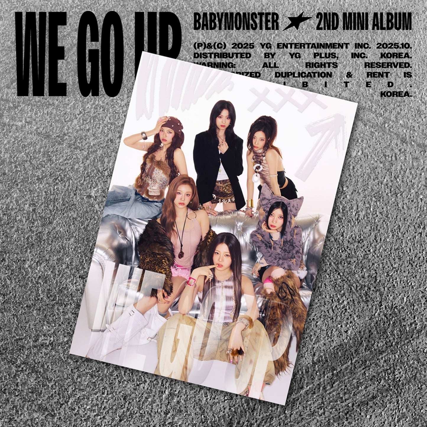 BABYMONSTER [WE GO UP] (POSTCARD VER.)