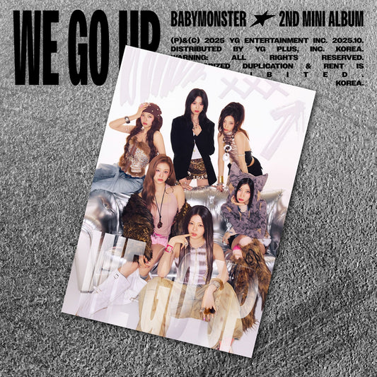 BABYMONSTER [WE GO UP] (POSTCARD VER.)