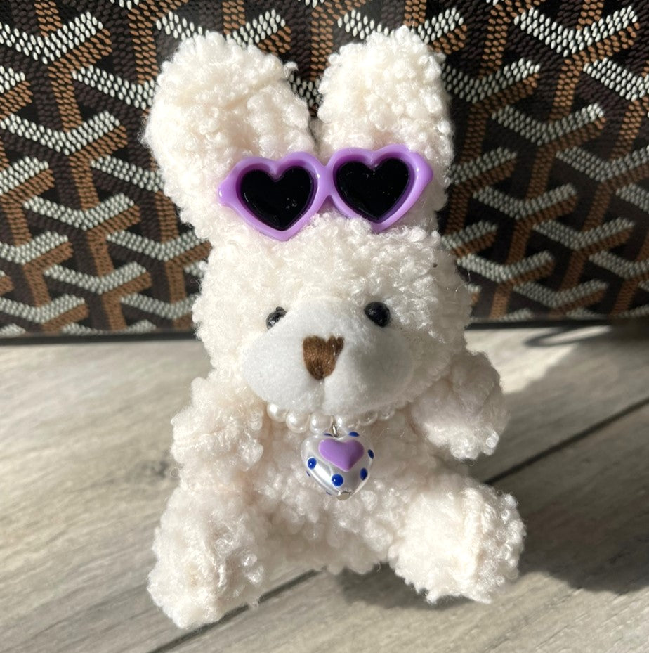 SUNGLASSES BUNNY KEYCHAIN