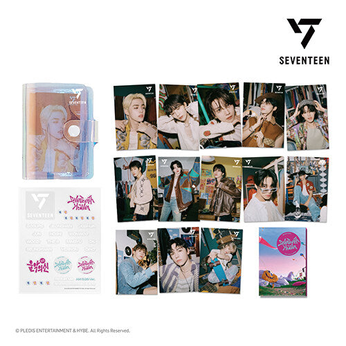 SEVENTEEN 3D LENTICULAR MINICARD & BINDER SEVENTEENTH HEAVEN AM 5:26 VER