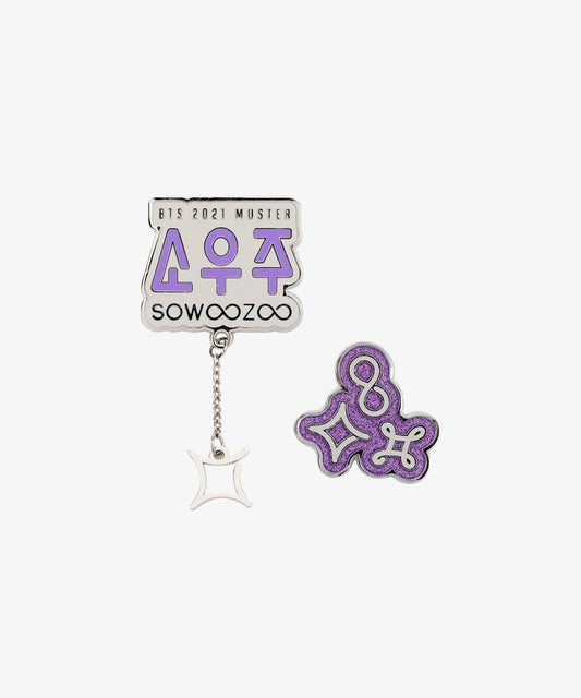 BTS SOWOOZOO BADGE SET