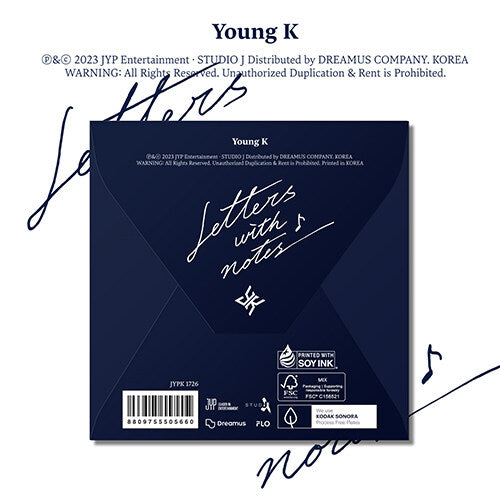 YOUNG K [LETTERS WITH NOTES] (DIGIPACK VER.)